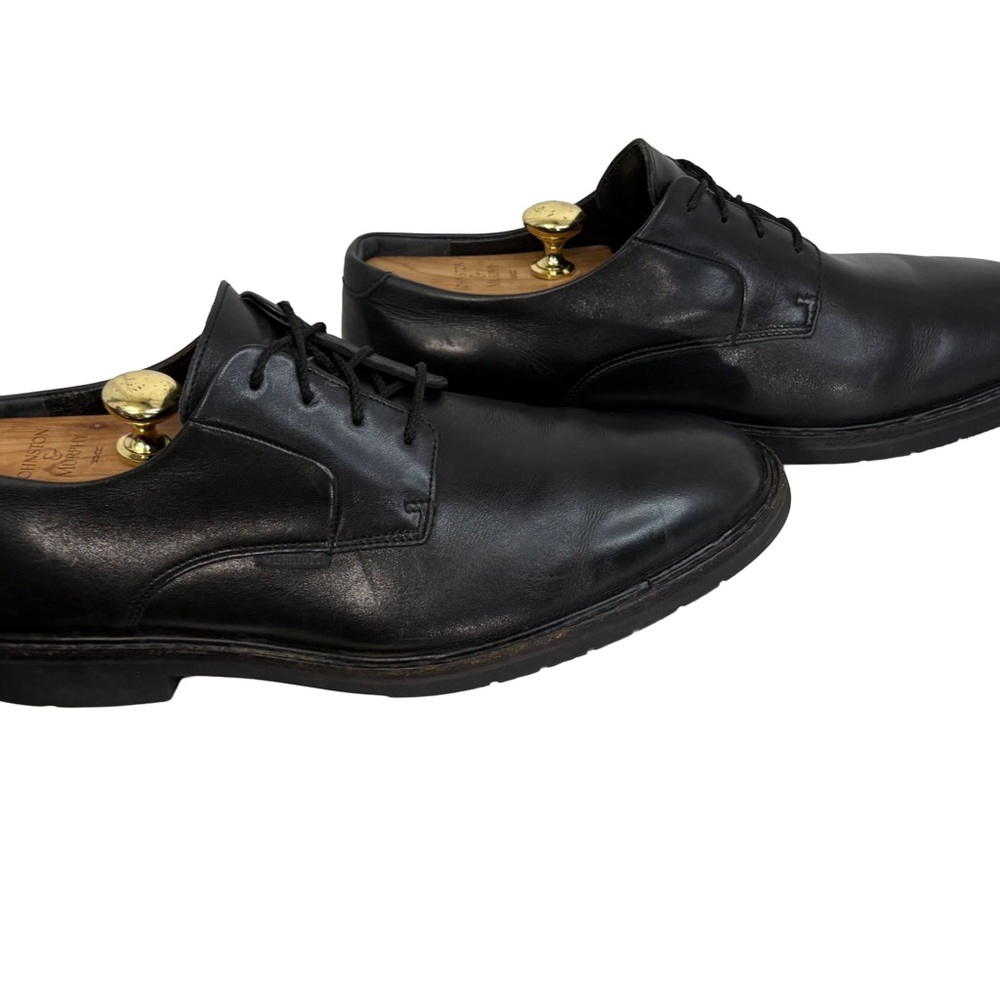 Mephisto Size 11 Men's Black Leather Derby Dress Shoes Goodyear Welt - Picture 5 of 13